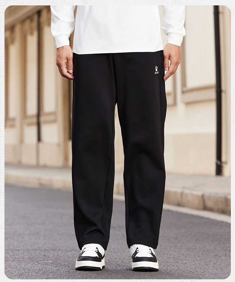 KELME Men's Sports Pants, Spring And Summer New Casual Fit, Elastic Ankle Knit Trousers, Black Color, [Elastic Ankle], Size S 15