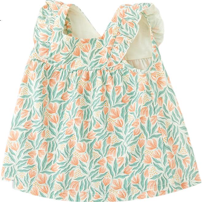 Wismorni Baby Girl Summer Dress Thin Infant Toddler Lace Dress Outdoor Wear