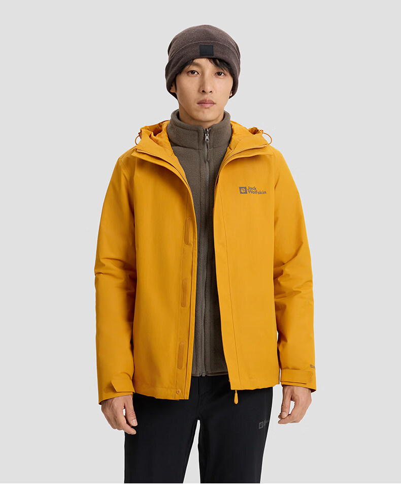 JackWolfskin CRUSH'IN Fleece Liner 3-in-1 Jacket 5012776 Navy Blue 2XL 62