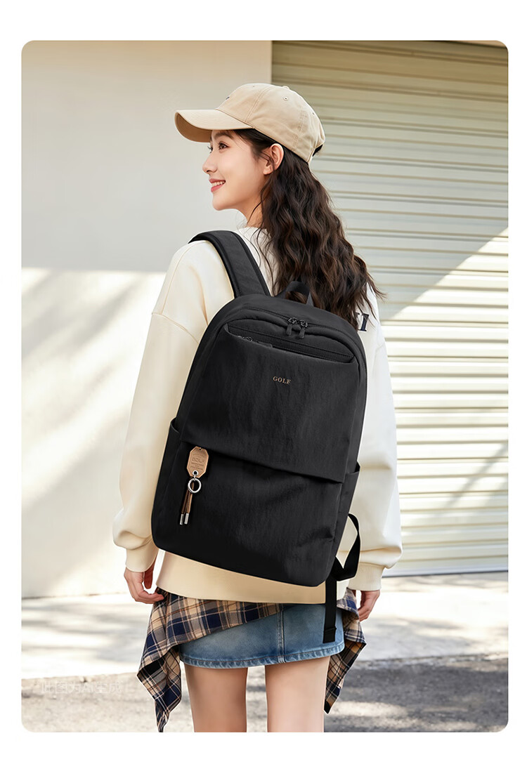 GOLF Lightweight 15.6/16 Inch Laptop Backpack Unisex Casual Travel School Bag 2
