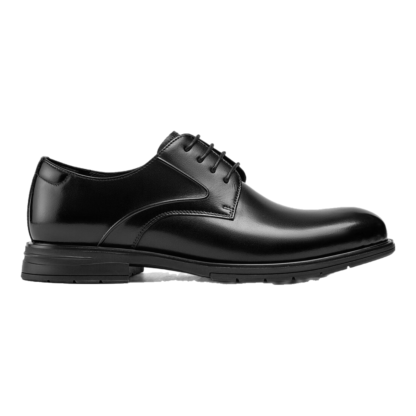 Aokang Men's Shoes 2025 Autumn New Formal Leather Lace-up Business Professional Comfortable Black Size 39