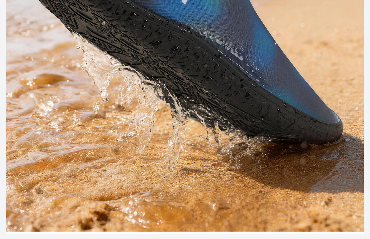 361° Men's Beach Shoes Swimming Shoes Outdoor Creek Shoes Non-Slip Anti-Puncture Adult Barefoot Skin-Friendly Diving Water Shoes 9