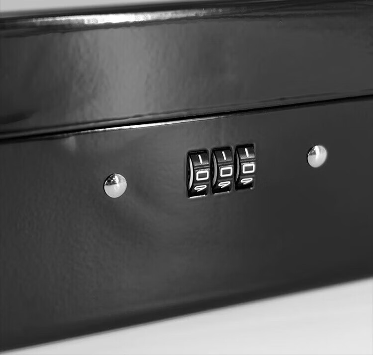 Bingyu BJ211 Portable Lockable Cash Box Safe Toolbox Savings Box 150-Password Black 15*12*8cm 14