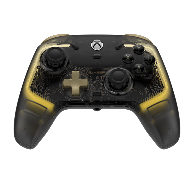 GAMESIR Yingwuzhe Gold Edition Microsoft Authorized Xbox Game Controller with Mechanical Buttons, Wired Hall Effect Joystick for PC, Steam Multiplayer, Black Myth: Wukong Hall Trigger