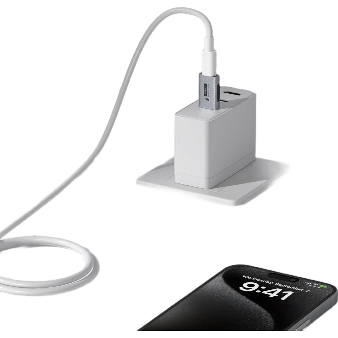 Переходник Hagibis USB на Type-C, USB-A Male на USB-C Female, высокоскоростной OTG конвертер для телефонов, USB-накопителей, компьютеров, iPhone 16, планшетов, iPad, автомобильных зарядных устройств, кабелей данных