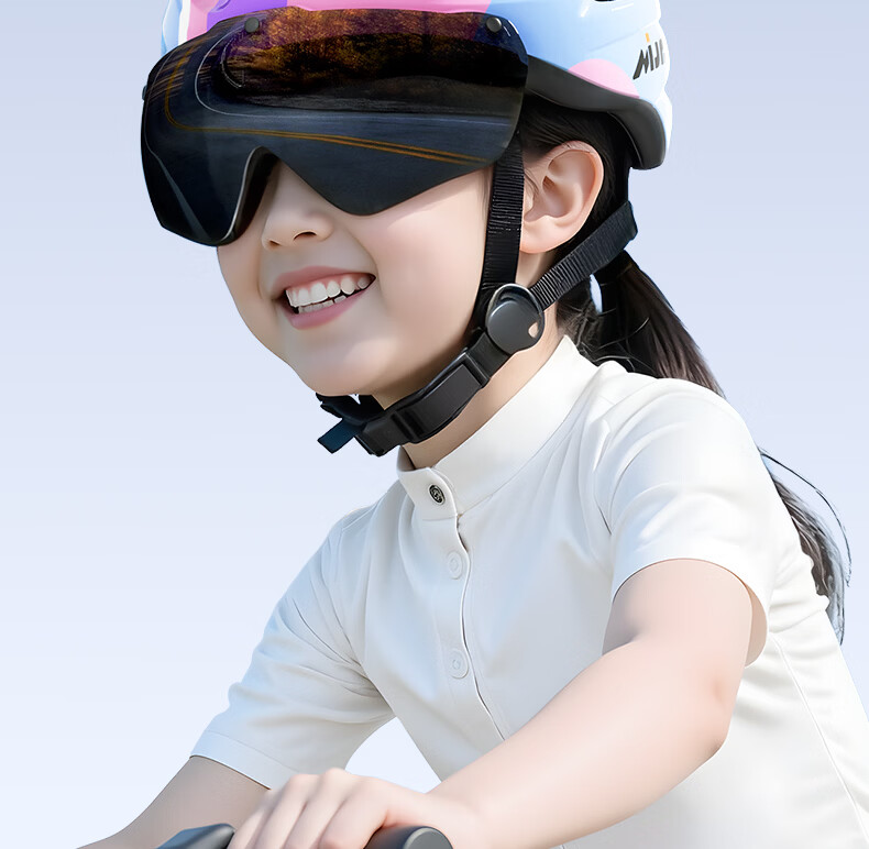 Kids Balance Bike Helmet with Goggles Professional Riding Skateboarding Ice Skating Protective Set for Boys and Girls 8