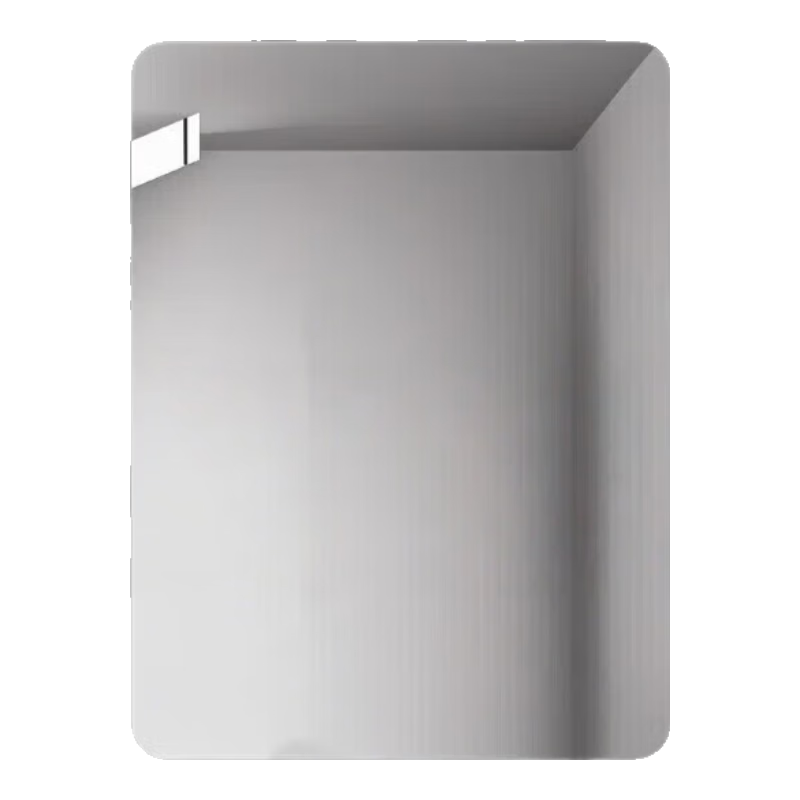 Millennium Mansion HD Bathroom Wall-Mounted Mirror Vanity Frameless Toilet Mirror 80x100cm