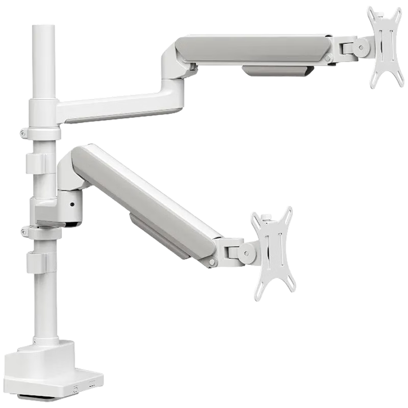 Brateck Beihu Dual Monitor Stand Dual Screen Mechanical Arm One-to-Two Hanging Computer Stand Multi-Screen Expansion Desktop Clamp Heightening Base E350pd-2