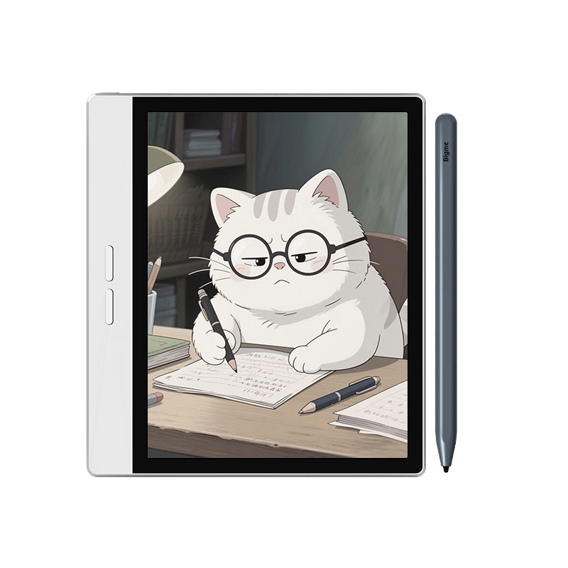 BIGME B7 7-inch Color E-Ink Smart Office Notebook E-Reader Tablet with Stylus and Original Protective Case 4+64GB Silver