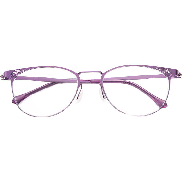 Sunset Red Women's Reading Glasses HD Blue Light Blocking Stylish Elegant Middle-aged and Elderly Presbyopic Glasses AX5331 150°