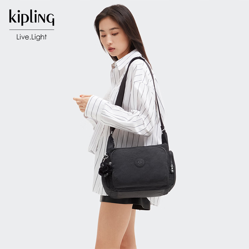 Kipling 2026 New Fashion Versatile Trendy Toggle Bag GABB Black Pinot Color Birthday Gift