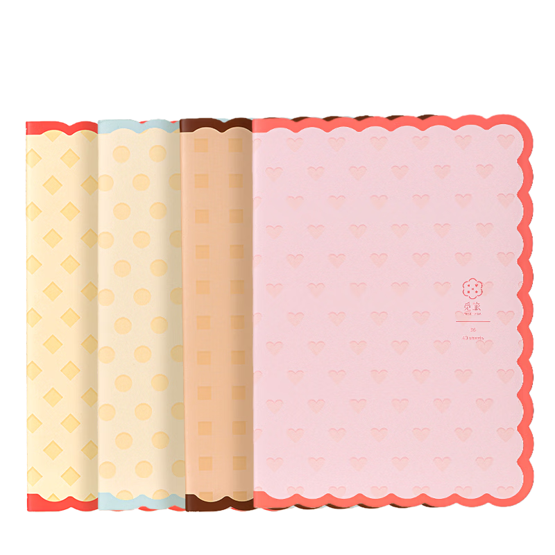 Deli A5/40 Sheets Scented Softcover Notebook Student Sewn Homework Notebook FA540 Mi Lu·Sweet Words Series