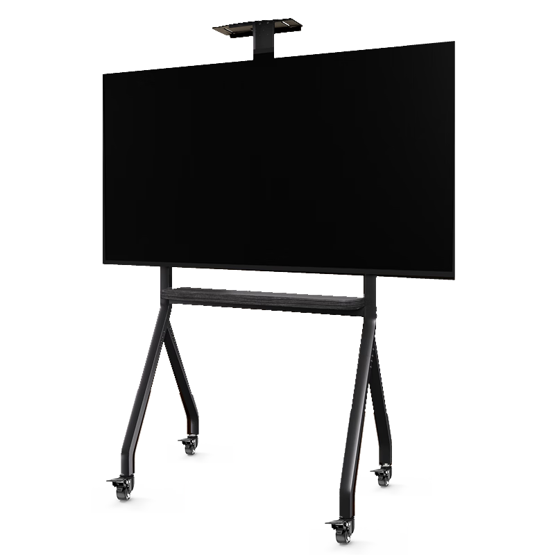 TAZD 50-100 Inch Mobile TV Stand Rolling Cart for PS5 Sony Hisense Huawei Skyworth TCL Changhong Mobile TV Mount