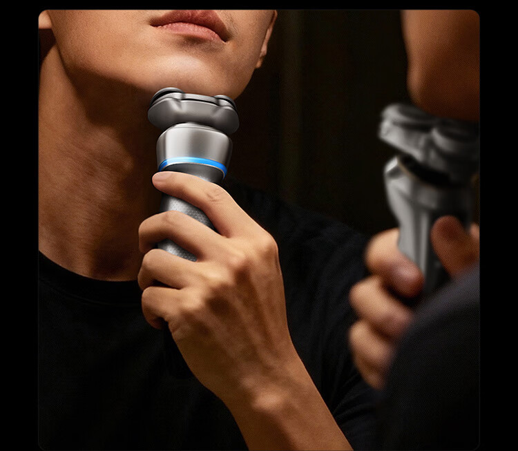 Mijia Electric Shaver Pro Blue Long Battery Life Waterproof Wear-Resistant Blade Smart Speed Sensing Gift for Boyfriend New Year Valentine's Day 15