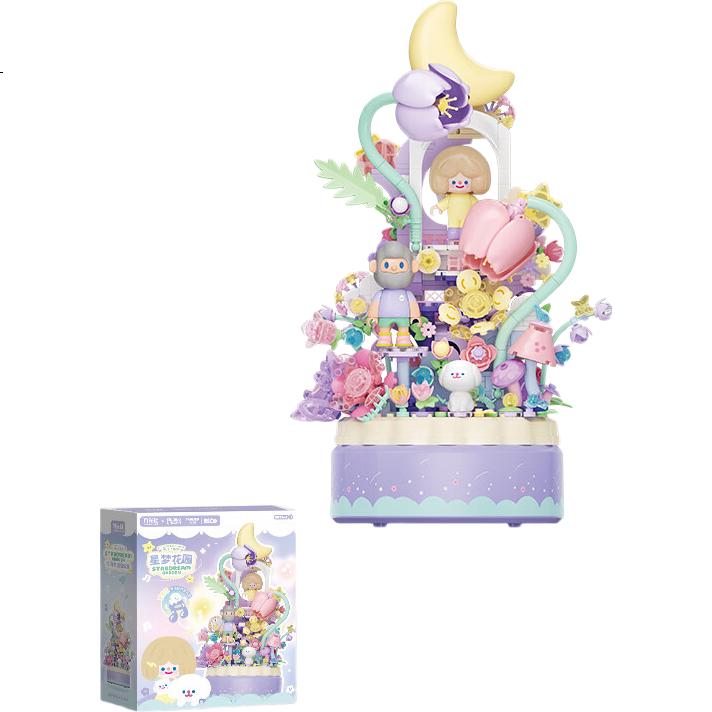 Музыкальная шкатулка Moonlight Society x Unicorn Collaboration RiCO Star Dream Garden, игрушка для девочек, подарок на день рождения, Рождество