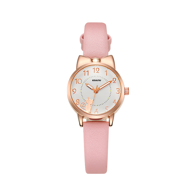 Kousu Kids Electronic Watch Girls Students Exam Watch Middle High School Boys Girls National Brand Analog Quartz Watch