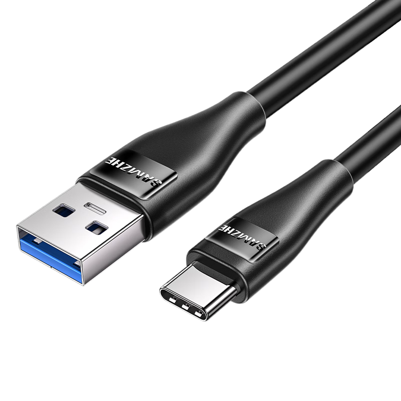 Sanze USB 3.2 Type-C Data Cable Charging Cable USB-C Transmission Cable for Hard Drive Apple iPhone 17/16/15 Huawei Phone Tablet Laptop Car Use 1 Meter