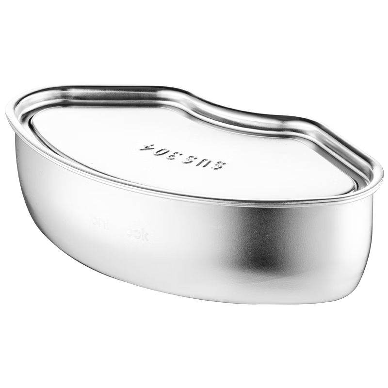 Onlycook 316L Stainless Steel Fan-Shaped Steamer with Lid, Electric Rice Cooker Steaming Tray for Cooking Rice And Hot Dishes, Divided Steamed Egg Bowl - Steel Lid