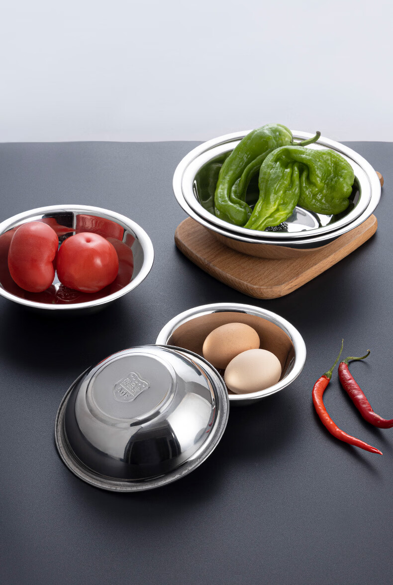 Golden Key 304 Thickened Stainless Steel 14cm Measuring Bowl Kitchen Vegetable Basin Seasoning Bowl Egg Beating Bowl GK-MD140 12