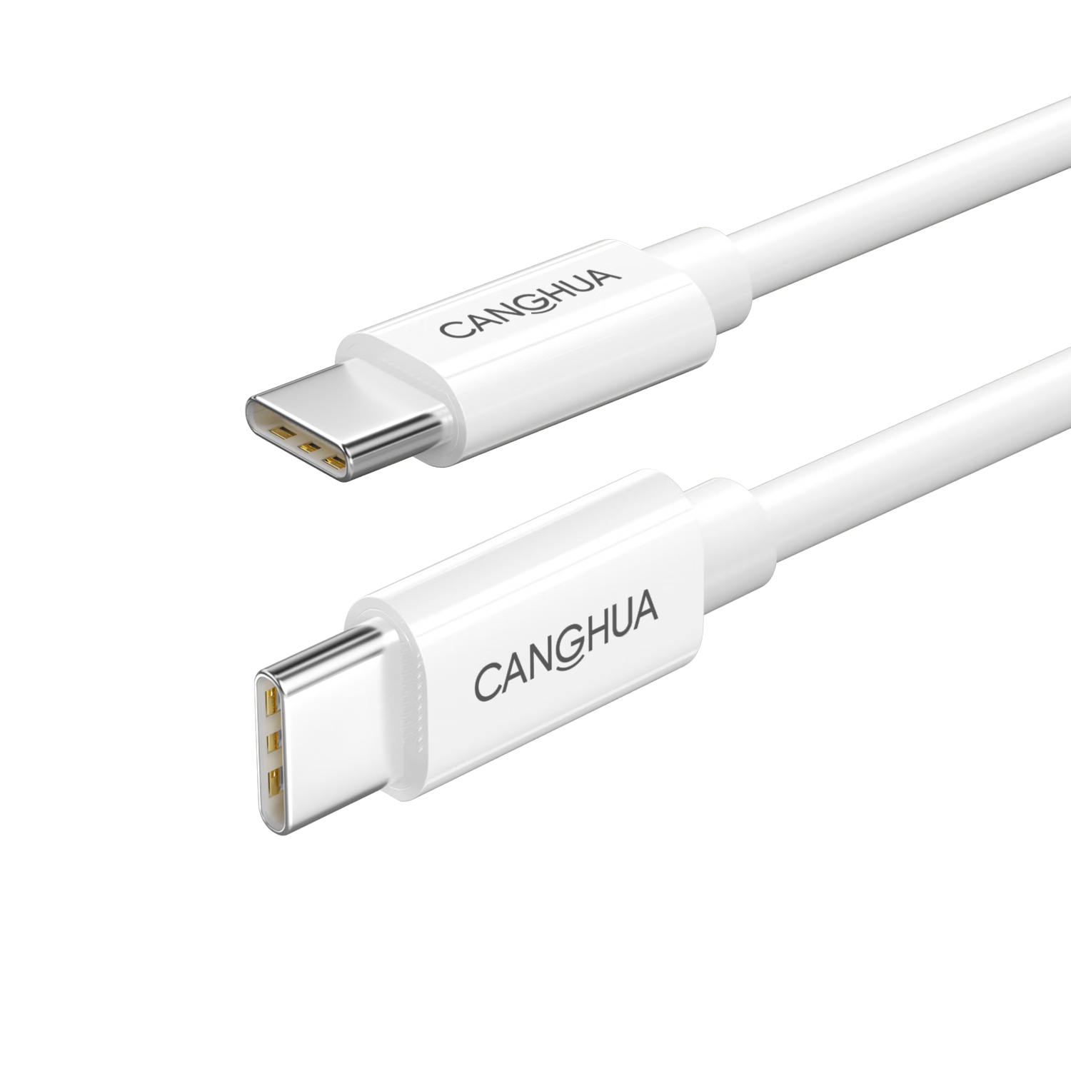 CangHua Compatible with Huawei Laptops, Type-C Data Cable, Dual-Head PD100W Super Fast Charging, Xiaomi Apple IPhone18/17/16/15 Phone Cable, 2 Meters