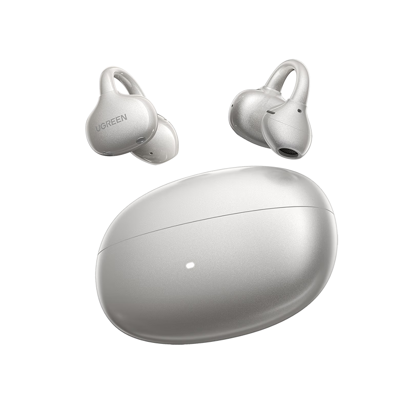 UGREEN Bluetooth Earphones S8 Clip-On Active Noise Cancelling Open Bone Conduction Concept Sports Commuting Wireless Gaming AI Translation Earphones for Apple Huawei Xiaomi