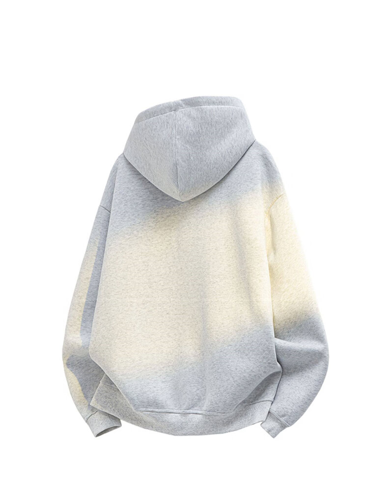 :CHOCOOLATE IT American Style Casual Hoodie Sweatshirt Men Spring Autumn New Versatile Warm Casual Jacket White Gray L 9