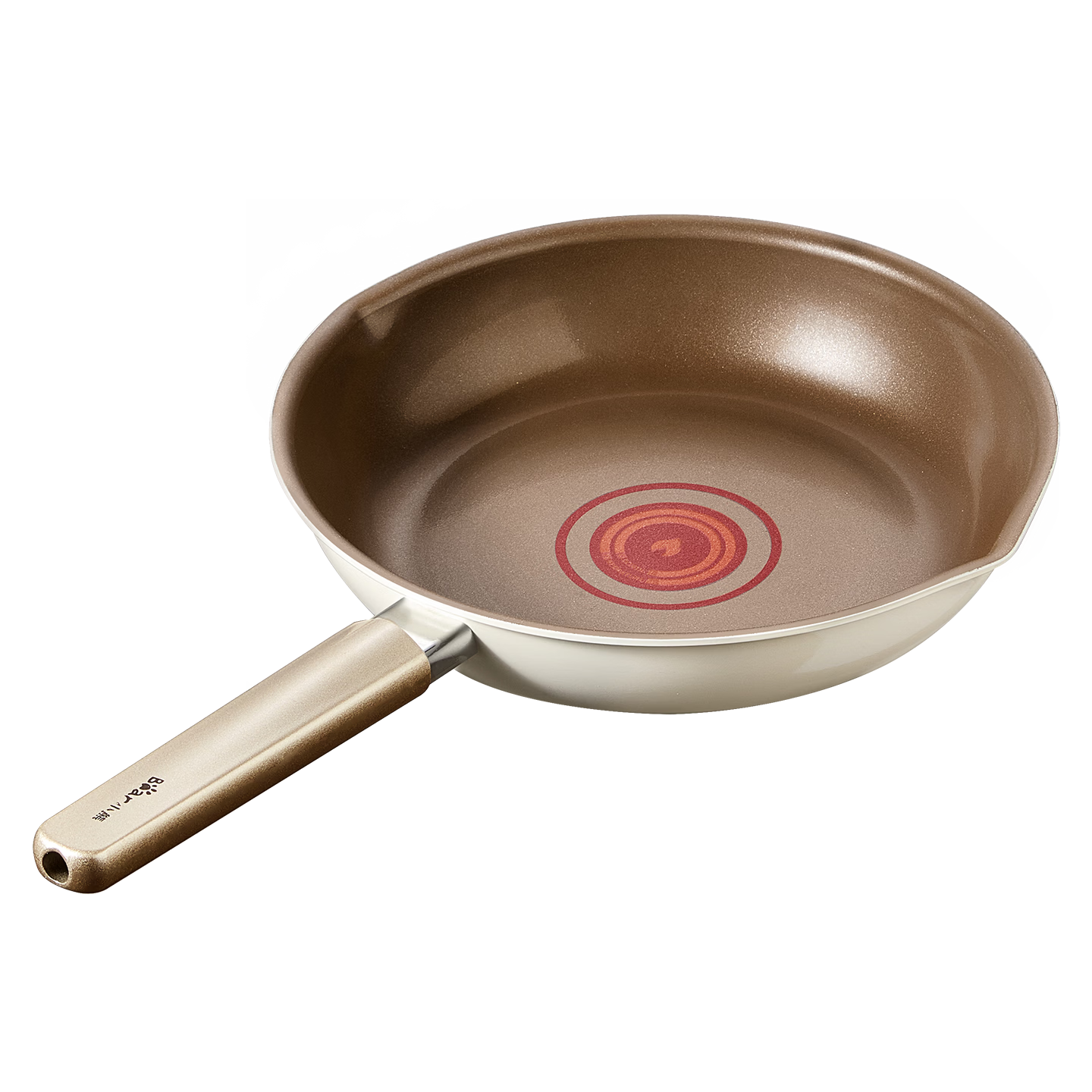 Bear Titanium Non-Stick Frying Pan 24cm Skillet Steak Breakfast Egg Pan Home Small Stir-Fry Pan