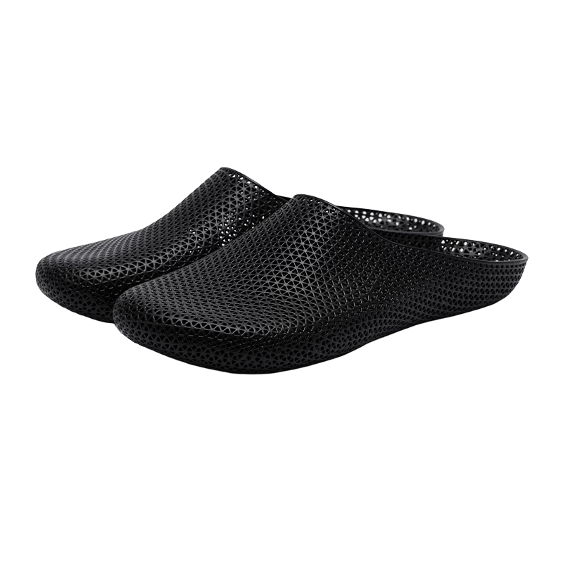 JD Jingzao 3D Printed Slippers Summer Non-Slip Breathable Soft Elastic Sports Sandals Quantum Dark Size 42