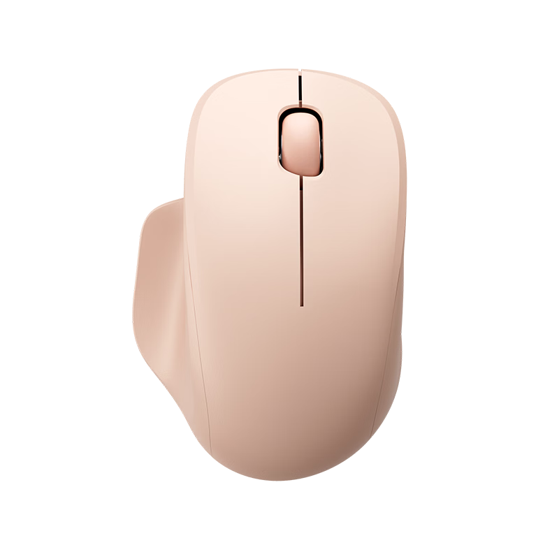 HP Professor SEC Ergonomic Wireless Bluetooth Dual-Mode 2.4G Wireless Office Mouse Type-C Charging Silent Milk Tea Color