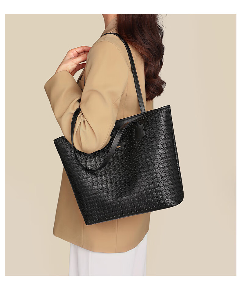 Millies Women's Large Capacity Leather Tote Bag Luxury Handbag Shoulder Bag Birthday Women's Day Gift 1