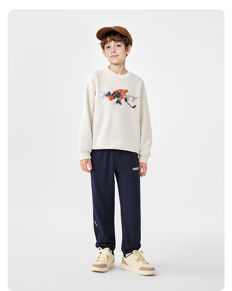 Balabala Kids Pants Boys Girls Long Pants 2026 New Spring Parent-Child Street Outdoor Sports Casual Pants 17