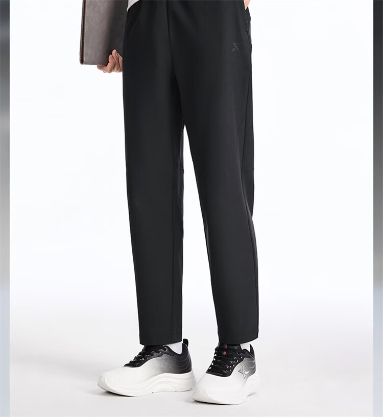 Xtep Little C Men's Long Pants Three-Resistant Business Commuter Dress Pants Fashionable Versatile Sports Straight-Leg High Elastic Four-Season Pants 5