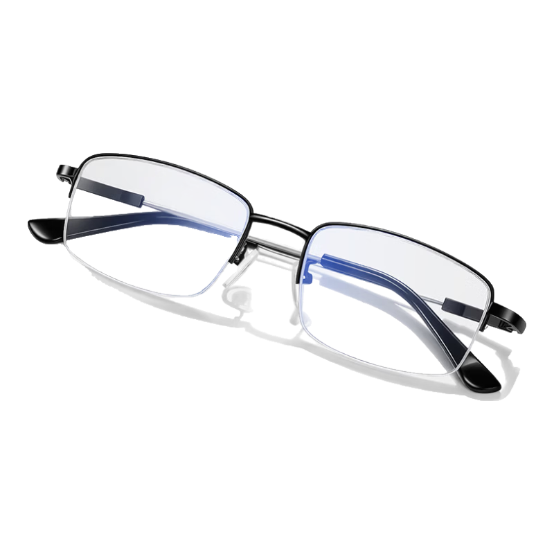 Colore.in Multifocal Reading Glasses Blue Light Blocking Unisex Semi-Rimless Auto-Focus Presbyopia Glasses Imported JD Self-Operated Authentic