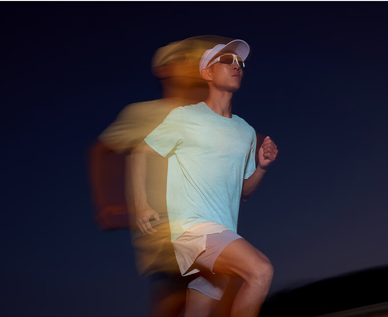 361° Men's T-Shirt Spring Summer New Sports Running Quick-Dry Loose Outdoor Reflective Short Sleeve Top 652622101-4 31