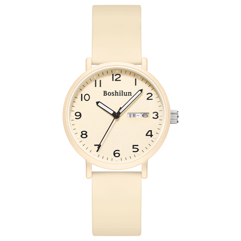 Bausch & Lomb Women's Student Watch Silent Quartz Sports Time-Only for High School Exam