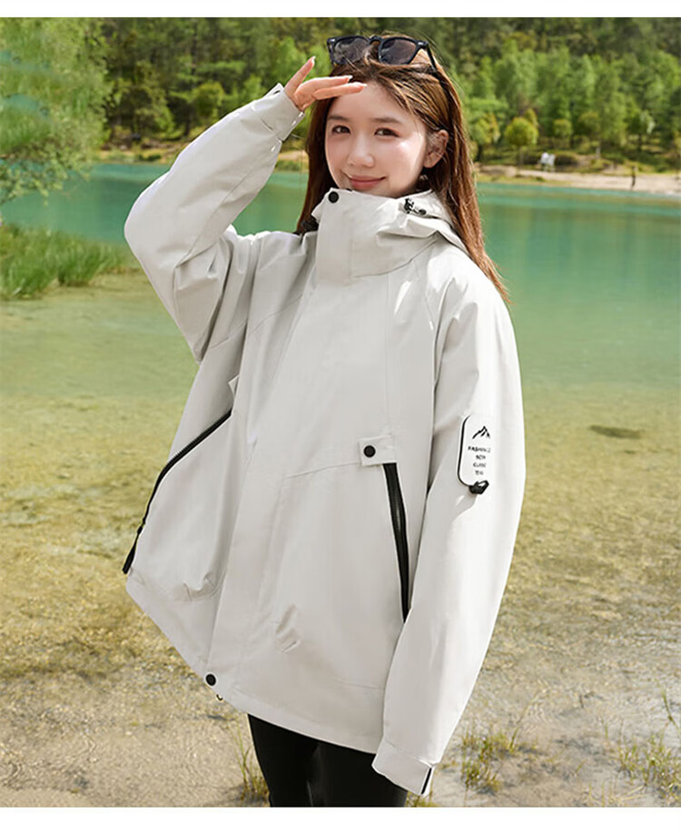 JEEP SPIRIT Outdoor Windproof Hiking Jacket Autumn Winter Couple Mountain Climbing Coat Men and Women 6