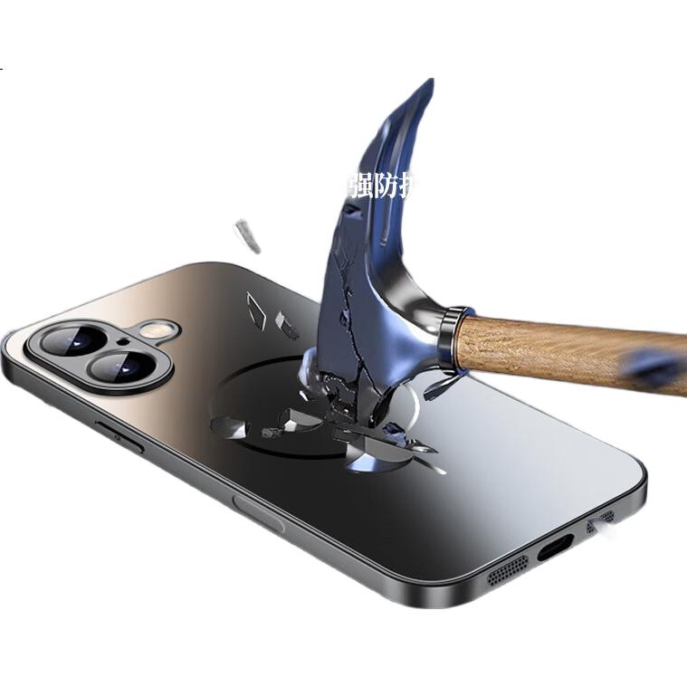 Чехол для iPhone 17 Mengxiangkejia с MagSafe, противоударный, ультратонкий, матовый, темно-зеленый