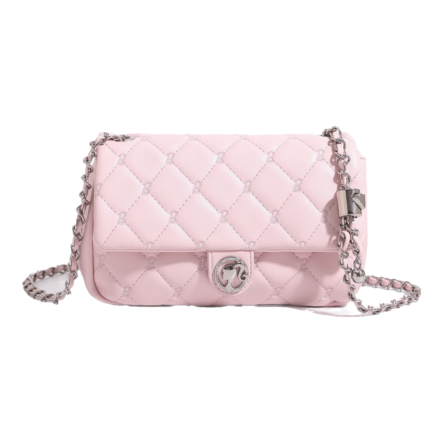Barbie Women's Bag Luxury 2026 New Small Chanel Style Quilted Commuter Crossbody Shoulder Bag Birthday Valentine's Gift