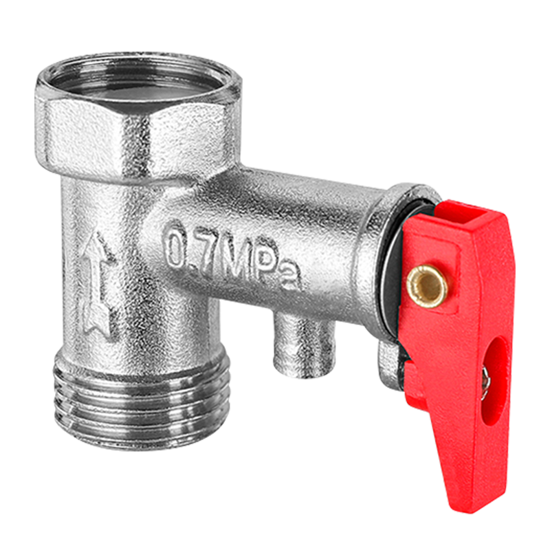 Jingwanhui Universal Water Heater Pressure Relief Valve, Adjustable Pressure Reducing Valve Safety Valve 0.7mpa, One-Way Check Valve W915