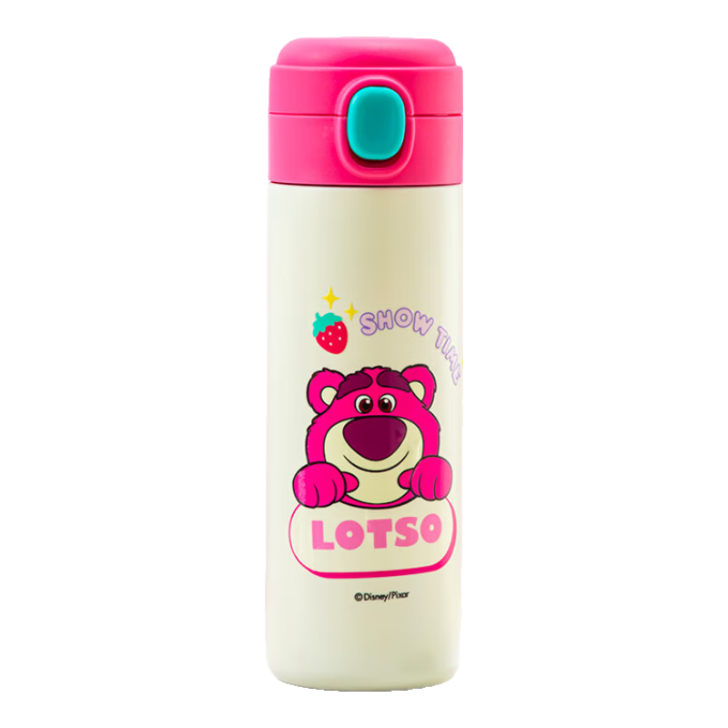 Disney Kids Portable Insulated Stainless Steel Water Bottle for Students, Unisex Thermos Flask