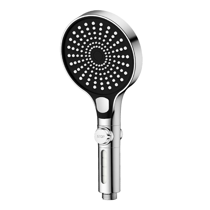 MUGE High-Pressure Filtered Shower Head with Chlorine Removal and Replaceable Filter Cartridge, Powerful Water Flow Handheld Showerhead