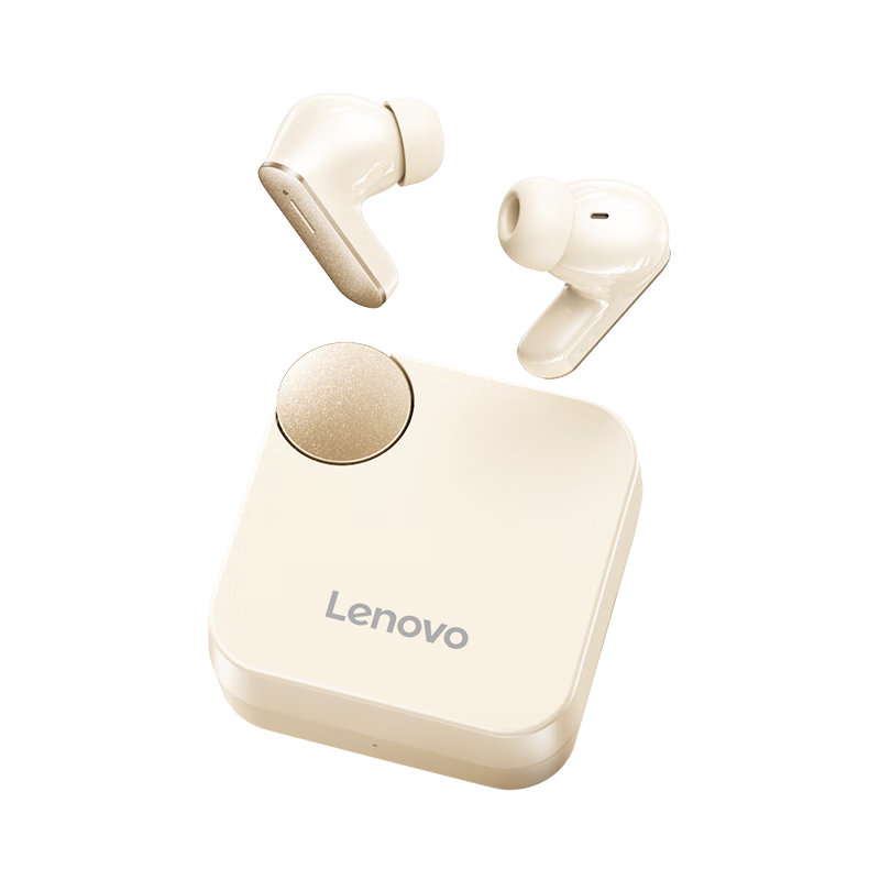 Lenovo EA266 Bluetooth Wireless In-Ear Noise Cancelling Earphones Music Gaming Sports Long Battery Life Moon Rock White 2026 Flagship New Model