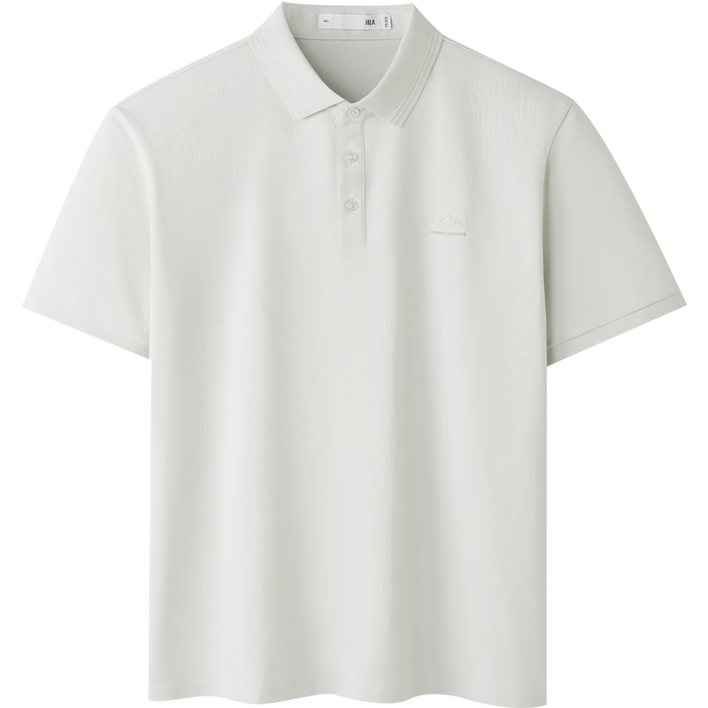 HLA Heilan Home Men's Short Sleeve Polo Shirt 26 Mountain Series Cool and Breathable Summer Short Sleeve