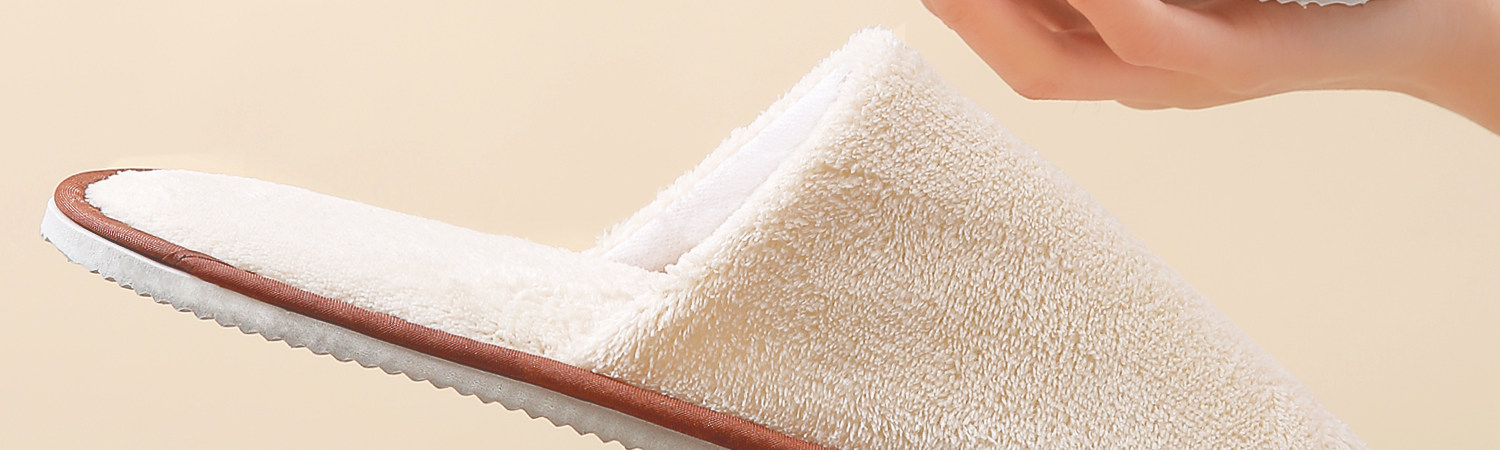 Guxu Disposable Cotton Slippers Thickened Non-Slip Winter Home Travel Hotel Use 97