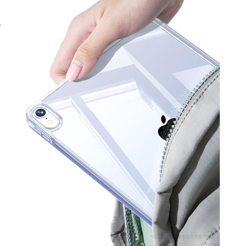 Защитный чехол BIAZE для iPad mini 7/6 8.3 дюйма (2024), передняя крышка, съемная, с функцией сна/пробуждения, черный