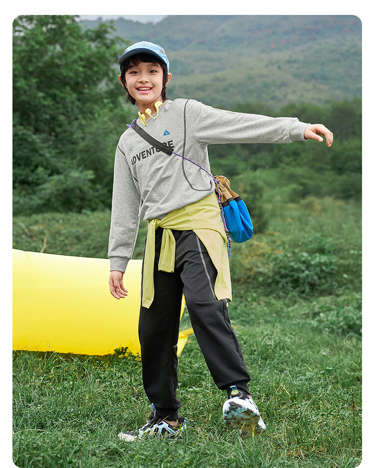 Balabala Kids Sweatshirt Set Two-Piece Boys Girls 2026 New Spring Sports Casual Schoolwear Trendy 21