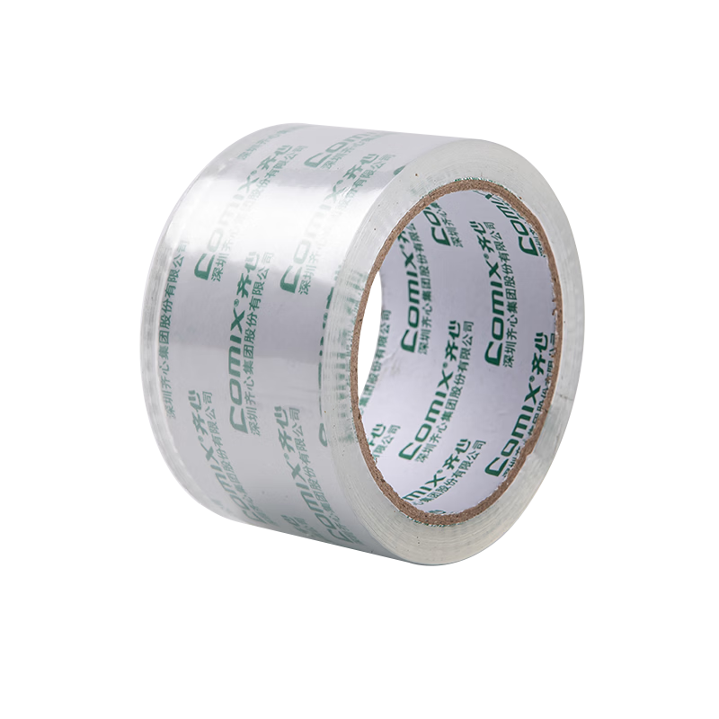 COMIX Transparent Tape/wide Tape/packaging Tape, Express Delivery Packing Tape, Clear, 6 Rolls, Width 60mm * 150y * 45um, Length 137 Meters Per Roll / EP003