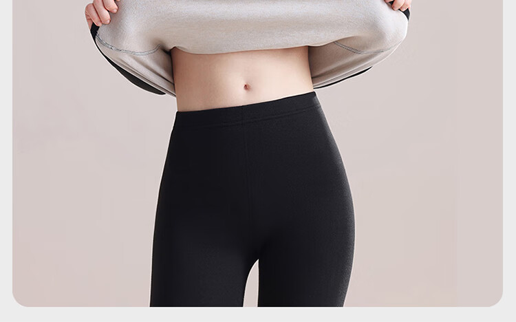 Tingmei | Bargain Cashmere Silk Set Thermal Thickened Warm Women's Autumn Winter Fleece Lined Underwear Pajamas 15