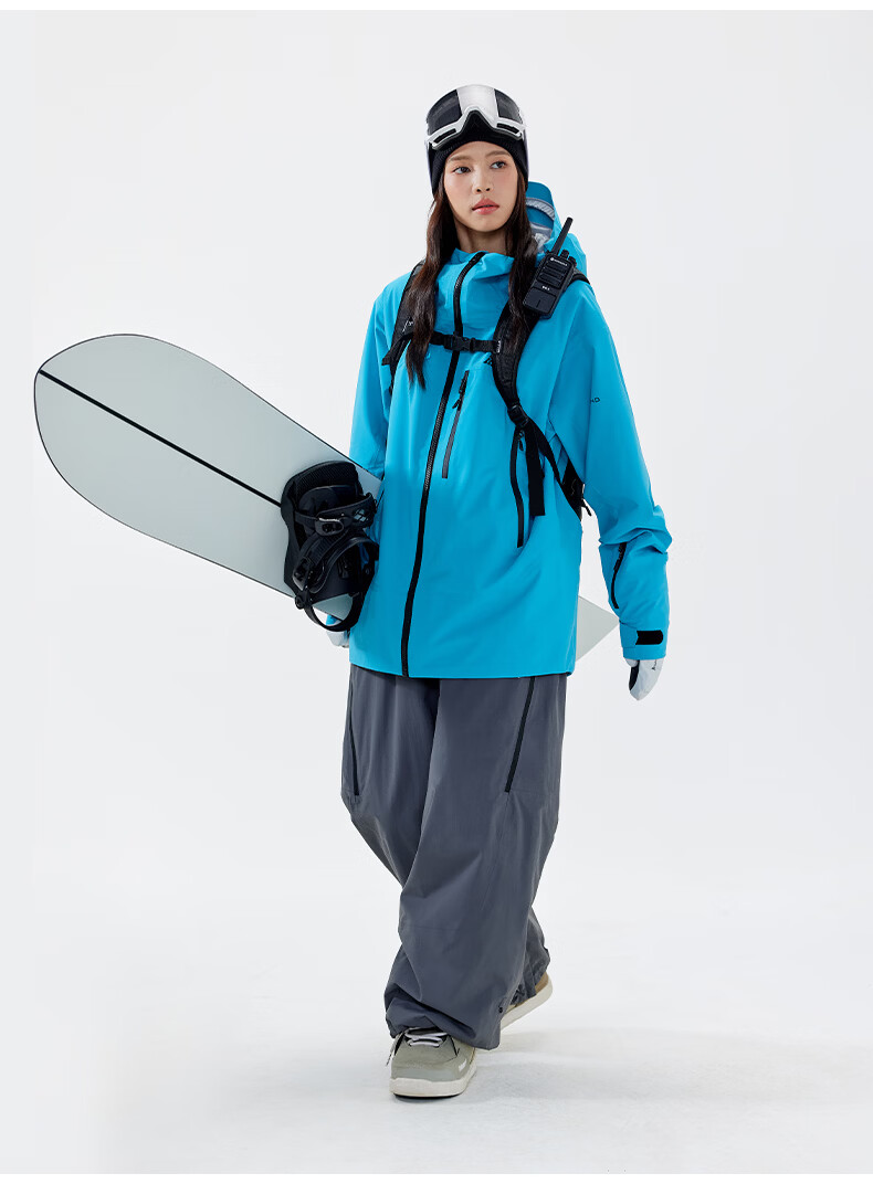 Nan En [Ice Dome] 25 New Professional Waterproof Warm 3L Ski Jacket P Cotton RECCO Ski Coat Sea Pine Yellow XS 16