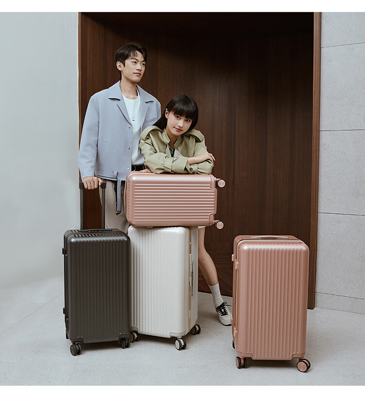 Kala Sheep x Jin Nang Mirror Large Flat Frame Aluminum Frame Cube Luggage 20-inch Carry-on Trolley Suitcase Unisex 22